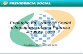 Evolução da Proteção Social e Impactos sobre a Pobreza – 1992 a  2013 BRASÍLIA, OUTUBRO DE  2014