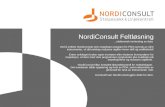NordiConsult Feltløsning …elektronisk innhenting av data