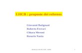 LHCB : proposte dei referees