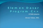 Elemen Dasar  Program C++