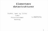 Elementære datastrukturer