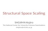 Structural Space Scaling