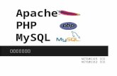 Apache PHP MySQL
