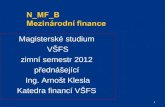 N_MF_B Mezinárodní finance