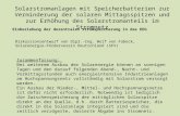 Diskussionsentwurf von Dipl.-Ing. Wolf von  Fabeck ,  Solarenergie-Förderverein Deutschland (SFV)