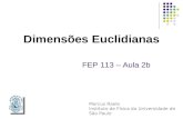 Dimensões Euclidianas