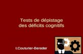 Tests de dépistage des déficits cognitifs