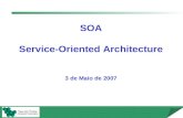 SOA Service-Oriented Architecture 3 de Maio de 2007