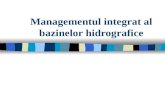 Managementul integrat al bazinelor hidrografice