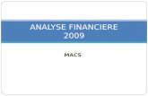 ANALYSE FINANCIERE 2009
