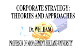 CORPORATE STRATEGY:  THEORIES AND APPROACHES