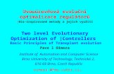 Dvouúrovňová evoluční optimalizace regulátorů | Bio-inspirované metody a jejich využití