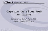 Capture de sites Web en ligne