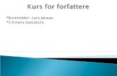 Kurs for forfattere