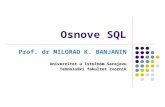 Osnove SQL