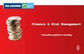 Finance & Risk Management “ Financiële profielen in wording”