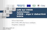 LVB bei  VDDB sukūrimas: VDDB – eiga ir dabartin ė būklė