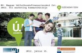 MV- Magyar Vállalkozásfinanszírozási Zrt. 2012.  é vi marketing kommunikációja