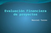 Evaluación Financiera de  proyectos
