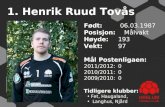 1. Henrik Ruud Tovås