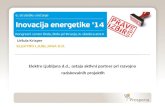 Elektro Ljubljana d.d.,  ostaja  aktivni partner pri razvojno  raziskovalnih projektih