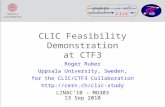 CLIC Feasibility Demonstration at CTF3
