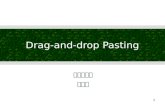 Drag-and-drop Pasting