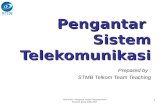 Pengantar  Sistem Telekomunikasi