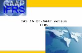 IAS 16 BE-GAAP versus IFRS