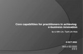 Core capabilities for practitioners in achieving  e-business innovation
