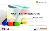 NAT – kerettantervek Kaposi József Oktatáskutató és Fejlesztő Intézet