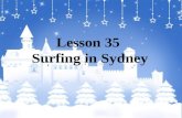 Lesson 35  Surfing in Sydney