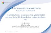 11.9.2013 Ulla Aunola  OPH/Ammatillinen peruskoulutus