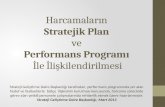 Harcamaların Stratejik Plan ve Performans Programı  İle İlişkilendirilmesi