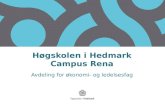 Høgskolen i Hedmark Campus Rena