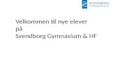 Velkommen til nye elever  på  Svendborg Gymnasium & HF