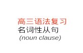 高三语法复习 名词性从句 (noun clause)