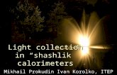 Light collection in “shashlik” calorimeters