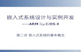 嵌入式系统设计与实例开发 —— ARM 与  C/OS-Ⅱ 第二讲 嵌入式系统的基本概念