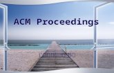ACM Proceedings