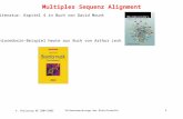Multiples Sequenz Alignment