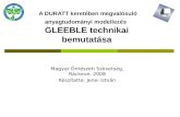 A DURATT keretében megvalósuló anyagtudományi modellezés GLEEBLE technikai bemutatása
