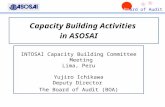 Capacity Building Activities  in ASOSAI