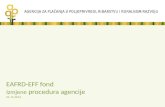 EAFRD-EFF fond Izmjene  procedura agencije 21.11.2013