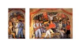 FIGURA  A “LA MUERTE DEL CAPITALISTA”  Diego Rivera, Patio de las fiestas, SEP.