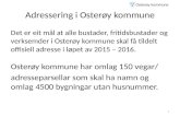 Adressering i  Osterøy  kommune