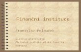 Finanční instituce