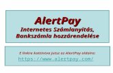 AlertPay Internetes Számlanyitás, Bankszámla hozzárendelése
