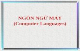 NGÔN NGỮ MÁY (Computer Languages)