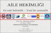 Doç. Dr. Zekeriya Aktürk 01 Ekim 2009 Atatürk Üniversitesi Tıp Fakültesi Erzurum
